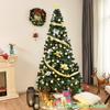 Thaisan7 Artificial Christmas Fir Tree with Tips for Home Scholl Offices Decor Decorating - PVC & Solid Metal (8 ft) view 4