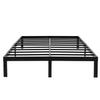 45MinST 14 Inch Reinforced Platform Bed Frame/3500lbs Heavy Duty/Easy Assembly Mattress Foundation/Steel Slat/Noise Free/No Box Spring Needed, Full view 1