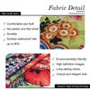 HMS Happy Memories Tablecloth, Original Design Hand Drawing Art Print Table Cloth, Washable Water Resistance Microfiber Decorative Rectangle Table Cover(Tape 8 60"x84") view 2