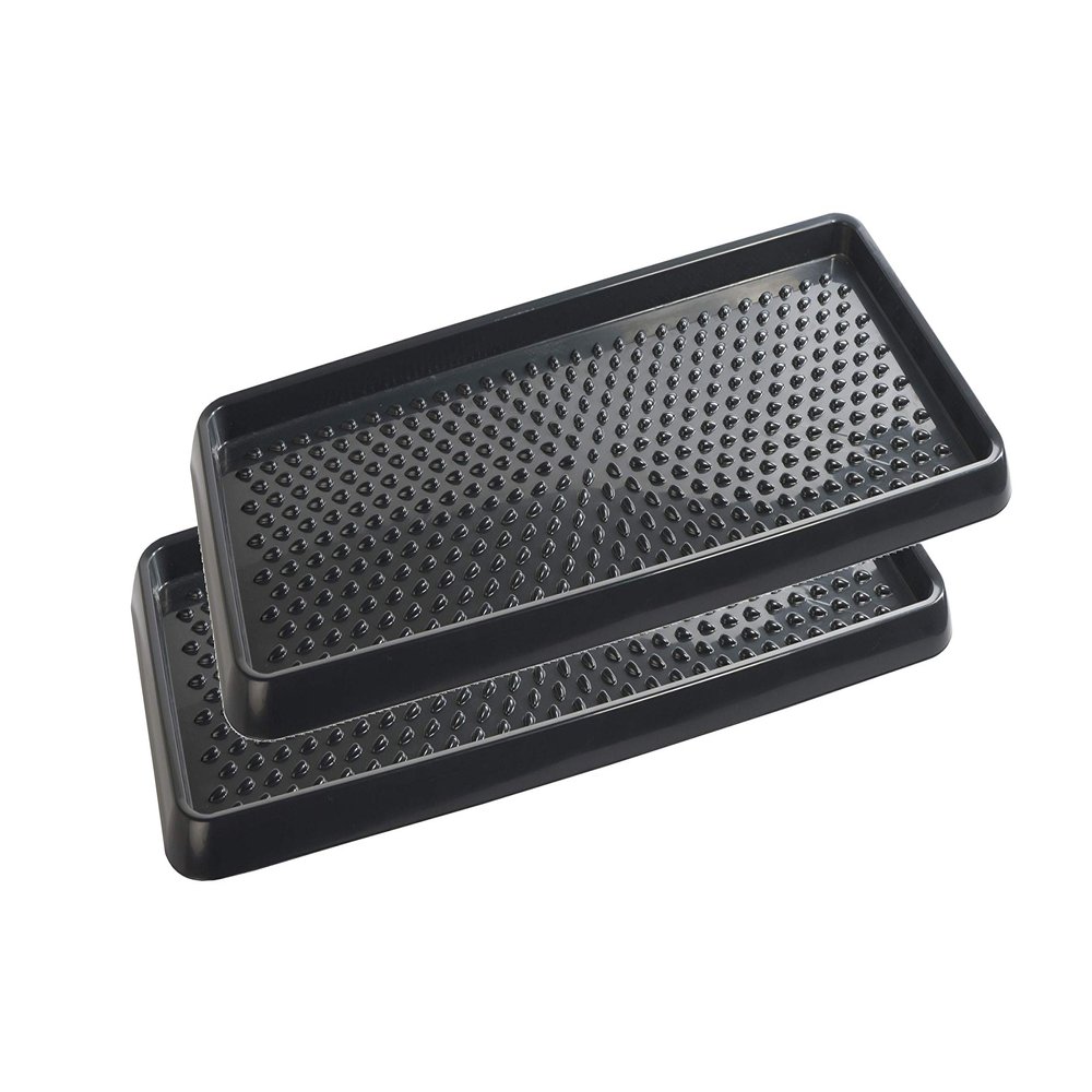 BranQ - Home essential BranQ Plastic Shoe Rack-Anthracite, 78.5 x 38,5 x 3 cm (LxBxH), Charcoal