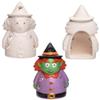 Baker Ross AX238 Halloween Ceramic Tealight Holders - Pack of 3, Decorate and Display for Halloween Decorations, Ideal Kids Arts and Crafts Project view 2