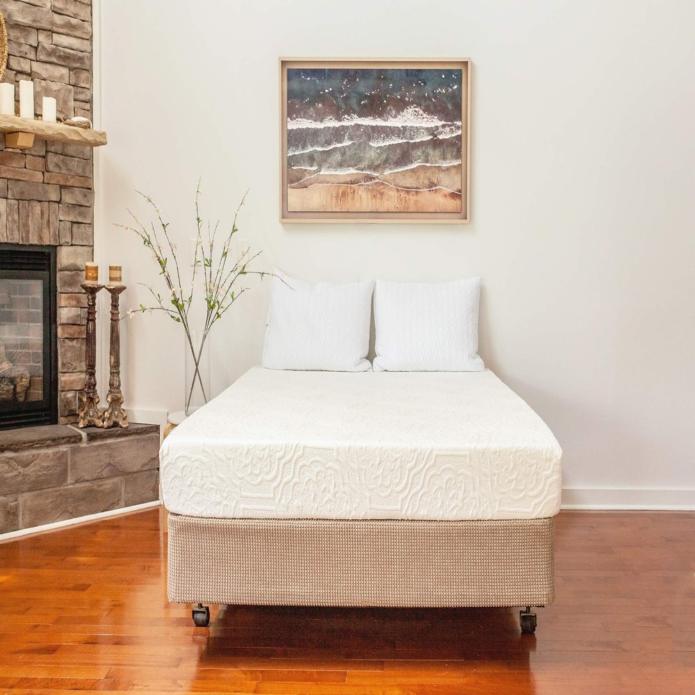 Excel Sleep 8" Graphite Infused Memory Foam Mattress - Handcrafted in The U.S.A. (Custom King Size)