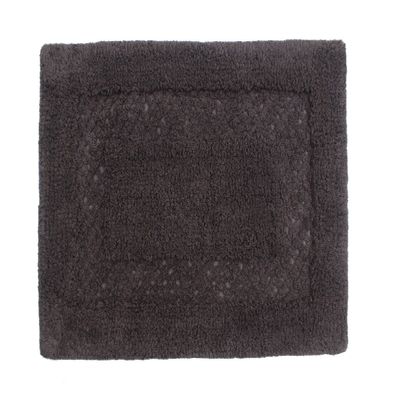 Home Weavers Classy Bathmat 100% Cotton Bathroom Rugs Set, Bathroom Dcor, Washable Rug, Extra Soft and Absorbent Bath Rug, Kitchen Mat, Bath Mat Set, Bath Floor Mat Non Slip, 17"x24" Rectangle, Gray