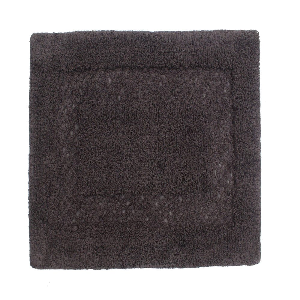 Home Weavers Classy Bathmat 100% Cotton Bathroom Rugs Set, Bathroom Dcor, Washable Rug, Extra Soft and Absorbent Bath Rug, Kitchen Mat, Bath Mat Set, Bath Floor Mat Non Slip, 17"x24" Rectangle, Gray