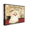 Stupell Industries The Gathering Place Phrase Vintage Kitchen Chef Charm, Design by Dan DiPaolo Canvas Wall Art, 24 x 30, Tan view 1