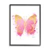 Stupell Industries Hot Pink Pop Butterfly Glam Paint Splatter view 1
