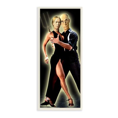 Stupell Industries Sultry American Gothic Tango Dance Parody