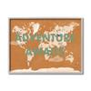 Stupell Industries Tropical World Map Adventure Awaits Sentiments view 1