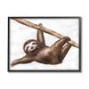 Stupell Industries Jungle Sloth Playing Minimal Tree Branch view 1