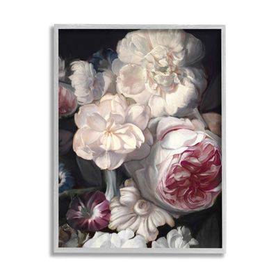Stupell Industries Blushing Floral Petals Enchanting Pink White Flowers
