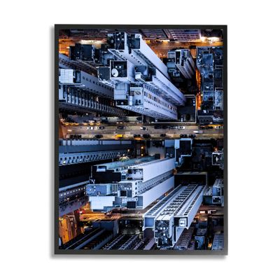 Stupell Industries City Lights Architecture Buildings from Above