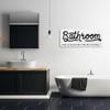 Stupell Industries Seat Yourself Bathroom Sign Minimal Black White view 2