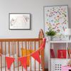 Stupell Industries Find Your Place Pink Floral Rainbow, Ella Grace Designs Black Framed Wall Art, 16 x 20, White view 2
