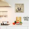 Stupell Industries Organic Farm Chicken Eggs Vintage Tan Beige, Design by Grace Popp Canvas Wall Art, 24 x 24 view 2
