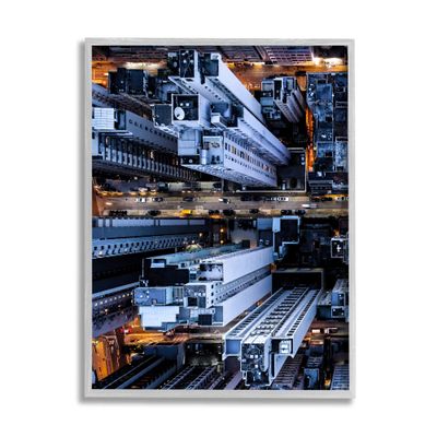 Stupell Industries City Lights Architecture Buildings from Above