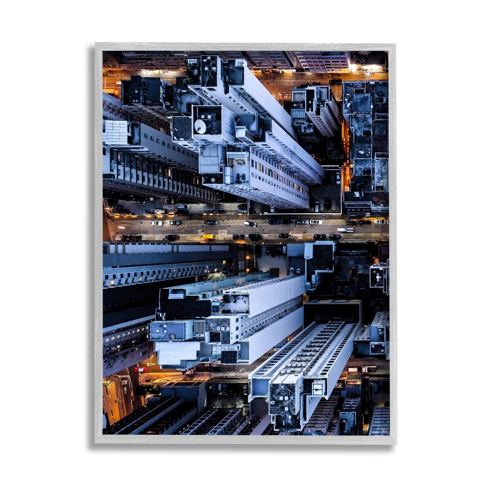 Stupell Industries City Lights Architecture Buildings from Above