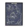 Stupell Industries Vintage Dinosaur Blueprints Dino Fact Graph view 1