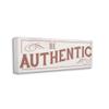 Stupell Industries Be Authentic Text Soft Red Typography view 1
