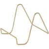 Bard's Plain Gold-toned Wire Easel Stand, 4" H x 3.5" W x 5.5" D, Pack of 12 view 1