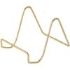 Bard's Plain Gold-toned Wire Easel Stand, 3" H x 3" W x 4.5" D, Pack of 12 view 1