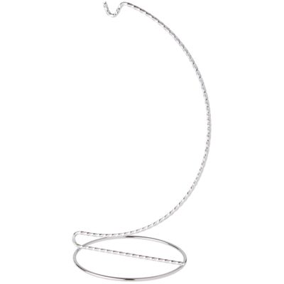 Bard's Twisted Silver Ornament Stand, 9" H x 3.75" W x 3.75" D, Pack of 12