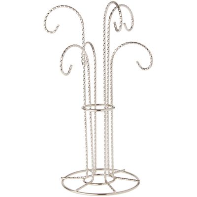Bard's 6 Arm Silver Ornament Stand, 12" H x 6" W x 6" D, Pack of 2
