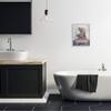 Stupell Industries Regal Safari Elephant with Pink Bath Tub view 2