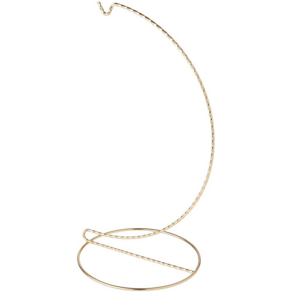 Bard's Twisted Gold-Toned Ornament Stand, 11" H x 5.125" W x 5.125" D, Pack of 6