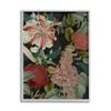 Stupell Industries Tropical Bohemian Floral Illustration Green Red view 1