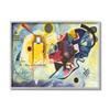 Stupell Industries Classic Kandinsky Abstraction Yellow Red Blue view 1
