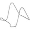 Bard's Twisted Silver-toned Wire Easel Stand, 4" H x 3.5" W x 5.5" D, Pack of 12 view 1