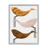 Abstract Tree Pattern Storks Minimal Rustic Birds view 1