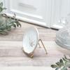 Bard's Brass Wire Easel for Small, Flat Items, 2.5" H x 2.25" W x 3.25" D, Pack of 12 view 2