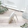 Bard's Brass Wire Easel for Small, Flat Items, 2.5" H x 2.25" W x 3.25" D, Pack of 12 view 3