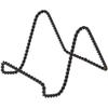 Bard's Twisted Black Wire Easel Stand, 3" H x 3" W x 4.5" D, Pack of 12 view 1