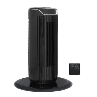 SPT SF-1536BK: Tower Fan with Remote and Timer in Black