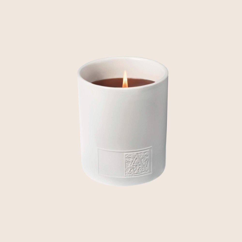Aromatique Pumpkin-Spice Ceramic 9 oz Scented Jar Candle