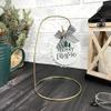 Bard's Gold-toned Ornament Stand, 8" H x 5.25" W x 5.25" D, Pack of 12 view 4