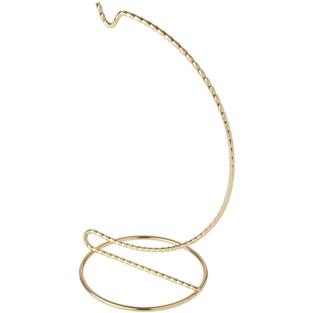 Bard's Twisted Gold-toned Ornament Stand, 7" H x 3" W x 3" D, Pack of 12