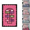 Arinda Hopscotch Rug Hop and Count Game Rug with Cute Colorful Design Anti-Slip Kids Play Mat Soft Floor Area Rug and Carpet view 3