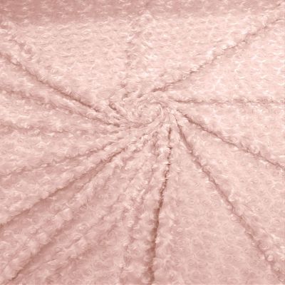 New Creations Fabric & Foam Inc, 58/59" Wide Snuggle Rosebud Soft Fabric (Blush, 2 Yards)