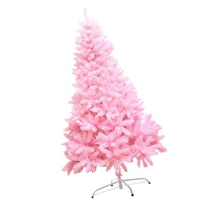 ABOOFAN 47 Inch PVC Artificial Christmas Tree Christmas Holiday Party Decoration (Pink)