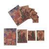 DUOER 10pcs Creative Christmas Paper Gift Pouch Santa Printing Packing Tote Bags Gift Wrapping Supplies for Christmas Party Shop Store view 1