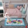 Arinda Hopscotch Rug Hop and Count Game Rug with Cute Colorful Design Anti-Slip Kids Play Mat Soft Floor Area Rug and Carpet view 2