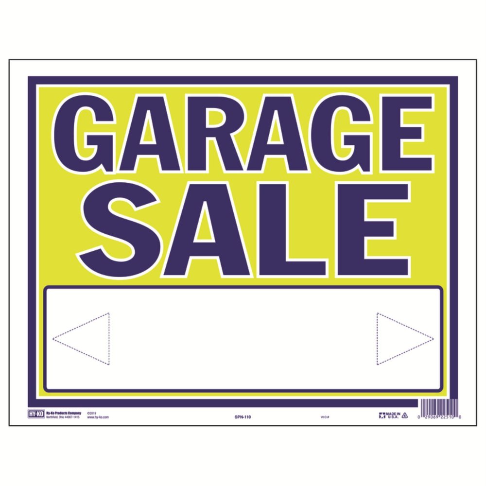 GARAGE SALE BLUE