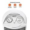 Comfort Zone Oscillating Indoor Space Heater, Portable, Ceramic, Electric, Energy-Efficient, Adjustable Thermostat, Tip-Over Switch, Overheat Protection, Ideal for Home, Bedroom, Office, 1500W, CZ449E view 3