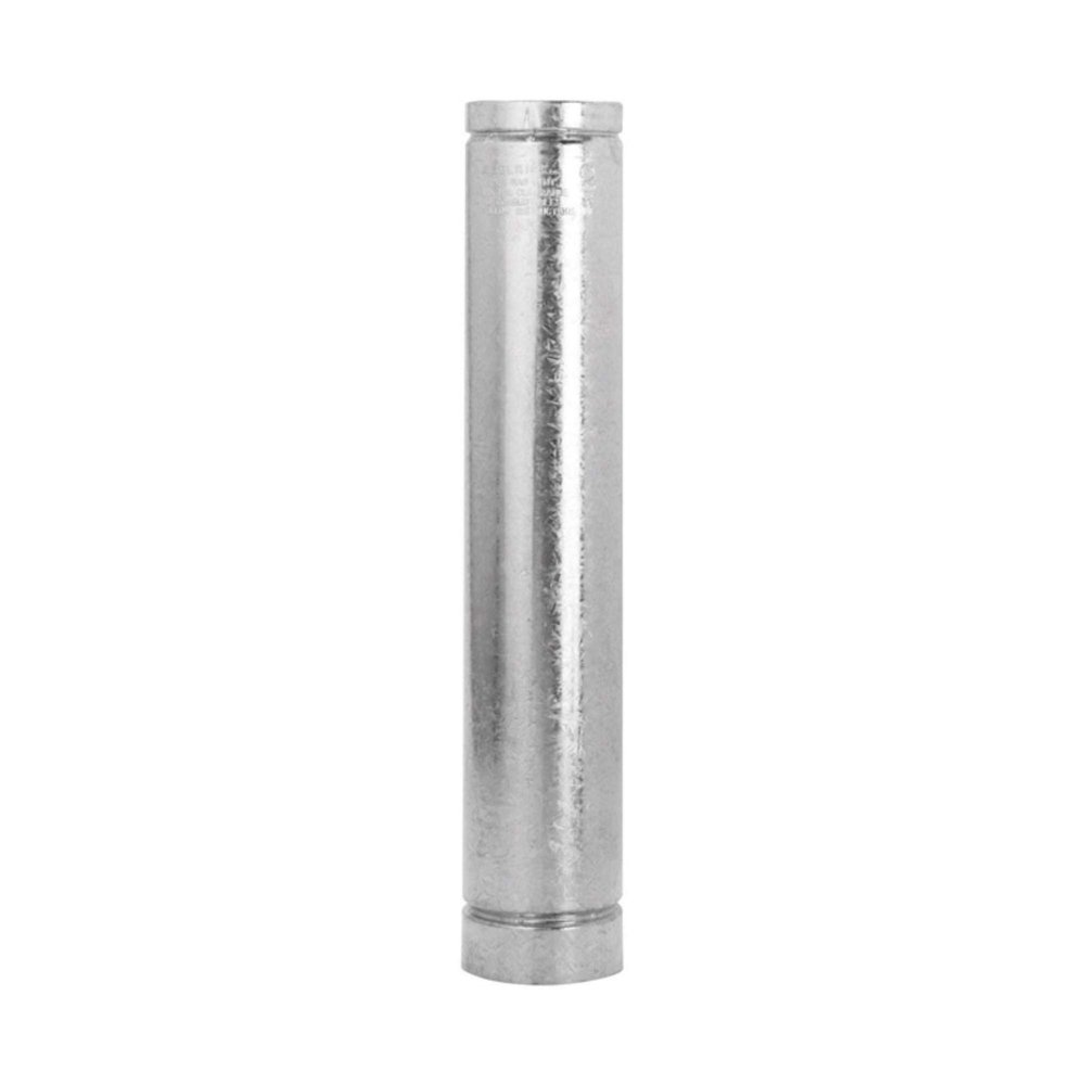 Selkirk 4 in. Dia. x 24 in. L Aluminum Round Gas Vent Pipe