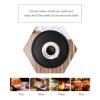 Gloglow Wood Large Black Round Tea Tray, Serving Tray for Food and Drink, 24cm view 4