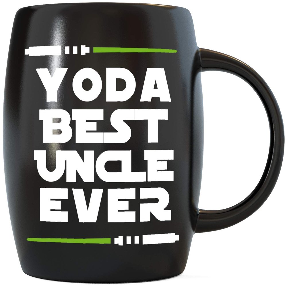 16oz Funny Uncle Mug - Best Uncle Ever Coffee Mug, Father's Day Gift for Uncles, Birthday, Christmas, or Gag Gift from Niece, Nephew, Sister, Aunt, or Family