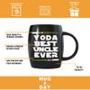 16oz Funny Uncle Mug - Best Uncle Ever Coffee Mug, Father's Day Gift for Uncles, Birthday, Christmas, or Gag Gift from Niece, Nephew, Sister, Aunt, or Family view 3